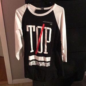 twenty one pilots 3/4 sleeve shirt